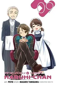 Book cover of 涼宮ハルヒちゃんの憂鬱(9)