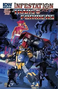 Book cover of Transformers Infestation #1