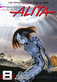 Book cover of Battle Angel Alita, Vol. 8: Fallen Angel