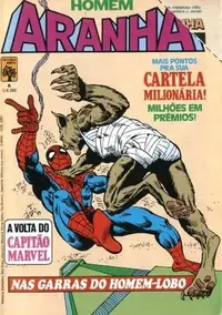 Book cover of Homem Aranha  - Nas Garras do Homem-Lobo