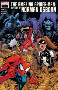 Book cover of The Amazing Spider-Man: The Sins of Norman Osborn #1
