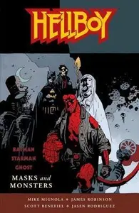 Book cover of Hellboy: Masks and Monsters