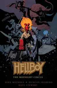 Book cover of Hellboy: The Midnight Circus