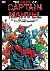 Book cover of The Death of Captain Marvel