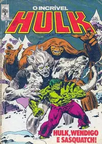 Book cover of O Incrível Hulk nº24 - Hulk, Wendigo e Sasquatch!