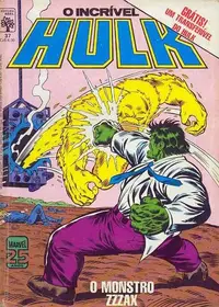 Book cover of O Incrível Hulk - O Monstro Zzzax