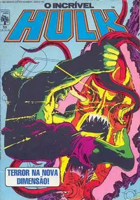 Book cover of O Incrível Hulk - Terror na Nova Dimensão!