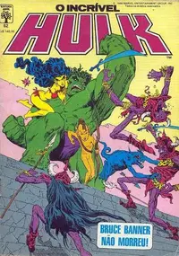 Book cover of O Incrível Hulk - Bruce Banner Não Morreu!