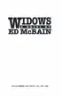 Book cover of Widows