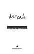 Book cover of Micah
