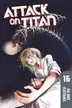 Book cover of Attack on Titan 16