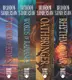 Book cover of The Stormlight Archive, Books 1-4: The Way of Kings, Words of Radiance, Oathbringer, Rhythm of War