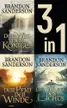 Book cover of Sturmlicht-Chroniken (3in1-Bundle): Der Weg der Könige / Der Pfad der Winde / Die Worte des Lichts