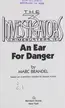 Book cover of An Ear for Danger