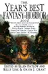 Book cover of The Year's Best Fantasy and Horror 2008: Twenty-First Annual Collection