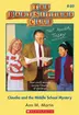 Book cover of Claudia and the middle school mystery.