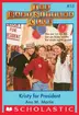 Book cover of Kristy for President