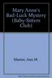 Book cover of Mary Anne's Bad-Luck Mystery