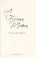 Book cover of A Fantasy Medley