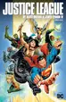 Book cover of Justice League by Scott Snyder and James Tynion IV Omnibus Vol. 1