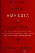 Book cover of The Vintage Book of Amnesia