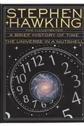 Book cover of The Illustrated A Brief History of Time / The Universe in a Nutshell