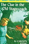Book cover of The clue in the old stagecoach