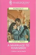 Book cover of A Marriage to Remember