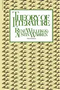 Book cover of Theory Of Literature