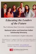 Book cover of The national Latino & American Indian scholarship directory