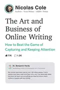Book cover of Art and Business of Online Writing