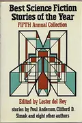 Book cover of Best Science Fiction Stories of the Year -- fifth annual collection