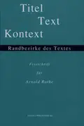 Book cover of Titel - Text - Kontext