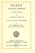 Book cover of Naturalis historia