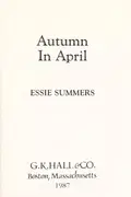 Book cover of Autumn in April
