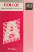 Book cover of A-level biology course companion