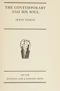 Book cover of The contemporary and his soul