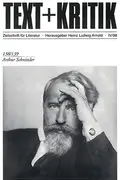 Book cover of Arthur Schnitzler
