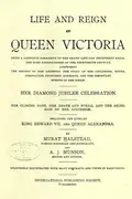 Book cover of Life and reign of Queen Victoria