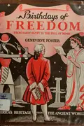 Book cover of Birthdays of freedom from early man to July 4, 1776