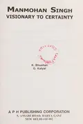 Book cover of Manmohan Singh