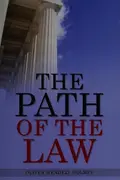 Book cover of The path of the law