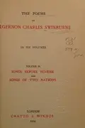 Book cover of The Poems of Algernon Charles Swinburne Vol 2