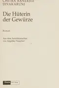 Book cover of Die Hüterin der Gewürze