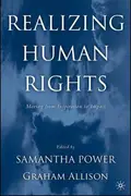 Book cover of Realizing human rights
