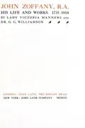 Book cover of John Zoffany, R.A