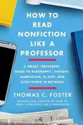 Book cover of How to Read Nonfiction Like a Professor