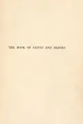 Book cover of The book of saints and heroes
