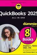Book cover of QuickBooks 2025 All-In-One for Dummies