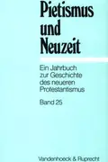 Book cover of Pietismus und Neuzeit Band 25 - 1999